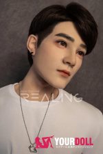 Realing doll 花城(FC) 175cm シリコンヘッド+TPEボディ アジア系 イケメン 魅力的 男性型ラブドール - 画像 (6)