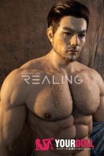 Realing doll 赛恩(SAYN) 183cm フルシリコン 顎機能付き 筋肉 長身 がたい アジア系 男性型ラブドール - 画像 (24)