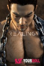 Realing doll 赛恩(SAYN) 183cm フルシリコン 顎機能付き 筋肉 長身 がたい アジア系 男性型ラブドール - 画像 (4)