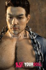 Realing doll 赛恩(SAYN) 183cm フルシリコン 顎機能付き 筋肉 長身 がたい アジア系 男性型ラブドール - 画像 (3)