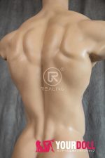 Realing doll 潇涵(Hogan) 100cm 半身ラブドール フルシリコン 顎機能付き 腹筋割れ アジア系 男性型 トルソー - 画像 (11)