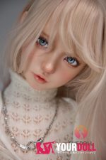 Shedoll Yuanyuan(沅沅) 148cm Dカップ フルシリコン リアルな肌質感付き 顎機能追加可 欧米系 愛嬌 ほくろ ラブドール - 画像 (6)