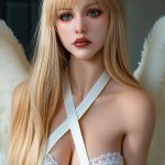 Aibei Doll #AB27 150cm Fカップ White肌 シリコンヘッド+TPEボディ 欧米系 艶美 巨乳 ラブドール