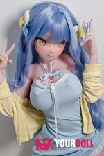 ElsaBabe 中野花澄 AHR016 144cm-M ピンク肌 フルシリコン ツンデレ アニメ系 美人 ラブドール - 画像 (2)