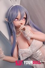 ElsaBabe 浅香萌里 RAD043 148cm-L ピンク肌 フルシリコン メロメロ 舌出し ハート目 エルフ耳 アニメドール - 画像 (2)