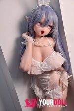 ElsaBabe 浅香萌里 RAD043 148cm-L ピンク肌 フルシリコン メロメロ 舌出し ハート目 エルフ耳 アニメドール - 画像 (9)