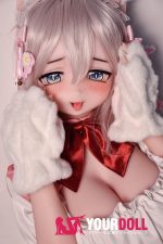 ElsaBabe 歌川美希 RAD051 148cm-L ピンク肌 フルシリコン 猫系彼女 メイド 赤面 舌出し ラブドール 新品 - 画像 (14)