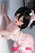ElsaBabe 浅香萌里 RAD043 148cm-L ピンク肌 フルシリコン 巨乳 エルフ耳 美人 エッチ アニメドール - 画像 (10)
