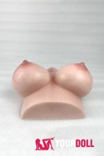 Climax B-53 おっぱいオナホ 1.76kg シリコン製 Cinnamon肌 ゼリー胸付き ぱいずり 大人のおもちゃ - 画像 (2)