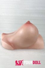 Climax B-53 おっぱいオナホ 1.76kg シリコン製 Cinnamon肌 ゼリー胸付き ぱいずり 大人のおもちゃ - 画像 (6)