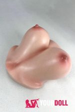 Climax B-53 おっぱいオナホ 1.76kg シリコン製 Cinnamon肌 ゼリー胸付き ぱいずり 大人のおもちゃ - 画像 (4)