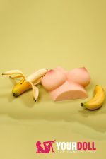 Climax B-53 おっぱいオナホ 1.76kg シリコン製 Yellow肌 ゼリー胸付き ぱいずり 大人のおもちゃ - 画像 (11)