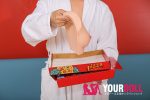 Climax B-59 おっぱいオナホ 2.68kg シリコン製 Yellow肌 ゼリー胸付き ぱいずり 大人のおもちゃ - 画像 (8)
