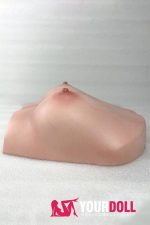 Climax B-59 おっぱいオナホ 2.68kg シリコン製 Cinnamon肌 ゼリー胸付き ぱいずり 大人のおもちゃ - 画像 (3)