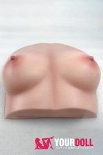 Climax B-59 おっぱいオナホ 2.68kg シリコン製 Cinnamon肌 ゼリー胸付き ぱいずり 大人のおもちゃ - 画像 (2)