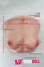 Climax B-61 おっぱいオナホ 3.4kg シリコン製 Cinnamon肌 ゼリー胸付き ぱいずり 大人のおもちゃ - 画像 (6)