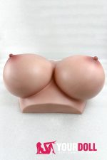 Climax B-86 おっぱいオナホ 6.74kg シリコン製 Cinnamon肌 ゼリー胸付き ぱいずり 大人のおもちゃ - 画像 (6)