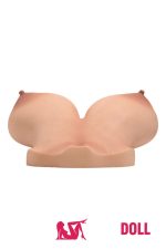 Climax B-92 おっぱいオナホ 7.78kg シリコン製 Yellow肌 ゼリー胸付き ぱいずり 大人のおもちゃ - 画像 (3)
