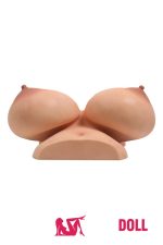 Climax B-92 おっぱいオナホ 7.78kg シリコン製 Yellow肌 ゼリー胸付き ぱいずり 大人のおもちゃ - 画像 (4)