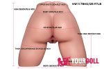 Climax RS-1 38.5cm シリコン製 11.8kg トルソー 美尻 2穴あり Black肌 オナホール - 画像 (29)
