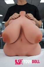 Climax #58 26kg Black肌 STPE製 トルソー ゼリー胸付き 爆乳 オナホール - 画像 (20)
