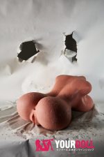 Climax #58 26kg Black肌 STPE製 トルソー ゼリー胸付き 爆乳 オナホール - 画像 (9)