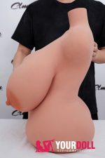 Climax #58 26kg Black肌 STPE製 トルソー ゼリー胸付き 爆乳 オナホール - 画像 (15)