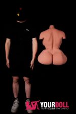 Climax #160 30.5kg Black肌 STPE製 トルソー ゼリー胸付き オナホール - 画像 (16)
