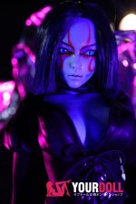 Climax Momoko #Si60cm-L 2.5kg フルシリコン 1穴あり Blue肌 エルフ耳 人外系 フィギュア - 画像 (4)