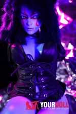Climax Momoko #Si60cm-L 2.5kg フルシリコン 1穴あり Blue肌 エルフ耳 人外系 フィギュア - 画像 (11)