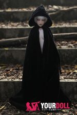 Climax Momoko #Si60cm-M 2.5kg フルシリコン 1穴あり White肌 エルフ耳 白髪 ミステリー フィギュア - 画像 (7)
