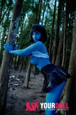 Climax Tifa AD158cm Cカップ Blue肌 コスプレ系 セクシー 等身大 ラブドール - 画像 (24)
