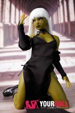 Climax Momoko #Si60cm-L 2.5kg フルシリコン 1穴あり Olive肌 エルフ耳 クール系 フィギュア 新品 - 画像 (18)