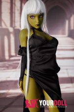 Climax Momoko #Si60cm-L 2.5kg フルシリコン 1穴あり Olive肌 エルフ耳 クール系 フィギュア 新品 - 画像 (13)