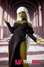 Climax Momoko #Si60cm-L 2.5kg フルシリコン 1穴あり Olive肌 エルフ耳 クール系 フィギュア 新品 - 画像 (14)