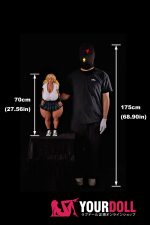 Climax Chace #Si70cm-SP 9.46kg フルシリコン 1穴あり Black肌 爆乳 植毛式の髪型付き フィギュア 新品 - 画像 (16)