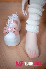 CroissantDoll(羊角社Doll) #B04 155cm-plus 手描きメイク ビニール製のヘッド ホワイト肌 綺麗 等身大 同じ服購入可 ラブドール - 画像 (3)