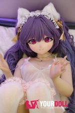 CroissantDoll(羊角社Doll) #B03 155cm デカールメイク ビニール製のヘッド ホワイト肌 コスプレ系 綺麗 ラブドール