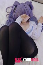 CroissantDoll(羊角社Doll) #B03 155cm デカールメイク ビニール製のヘッド ホワイト肌 コスプレ系 綺麗 ラブドール - 画像 (4)
