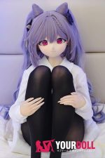 CroissantDoll(羊角社Doll) #B03 155cm デカールメイク ビニール製のヘッド ホワイト肌 コスプレ系 綺麗 ラブドール - 画像 (8)