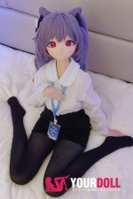 CroissantDoll(羊角社Doll) #B03 155cm デカールメイク ビニール製のヘッド ホワイト肌 コスプレ系 綺麗 ラブドール - 画像 (3)