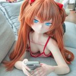 CroissantDoll(羊角社Doll) #B04 155cm 手描きメイク ビニール製のヘッド ホワイト肌 ツンデレ コスプレ系 同じ服購入可 ラブドール