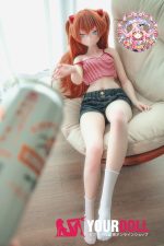 CroissantDoll(羊角社Doll) #B04 155cm 手描きメイク ビニール製のヘッド ホワイト肌 ツンデレ コスプレ系 同じ服購入可 ラブドール - 画像 (7)