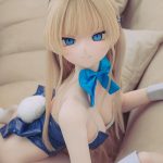 CroissantDoll(羊角社Doll) #B04 155cm 手描きメイク ビニール製のヘッド ホワイト肌 バニーガール 魅惑 ラブドール