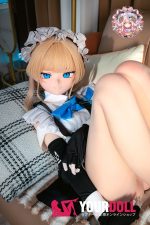 CroissantDoll(羊角社Doll) #B04 155cm 手描きメイク ビニール製のヘッド ホワイト肌 メイド 同じ服購入可 ラブドール - 画像 (2)