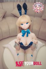 CroissantDoll(羊角社Doll) #B04 155cm 手描きメイク ビニール製のヘッド ホワイト肌 バニーガール 魅惑 ラブドール - 画像 (2)