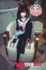 CroissantDoll(羊角社Doll) #B04 155cm 手描きメイク ビニール製のヘッド ホワイト肌 コスプレ系 ツンデレ 同じ服購入可 ラブドール - 画像 (5)