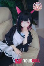 CroissantDoll(羊角社Doll) #B04 155cm 手描きメイク ビニール製のヘッド ホワイト肌 コスプレ系 ツンデレ 同じ服購入可 ラブドール - 画像 (2)