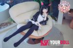 CroissantDoll(羊角社Doll) #B04 155cm 手描きメイク ビニール製のヘッド ホワイト肌 コスプレ系 ツンデレ 同じ服購入可 ラブドール - 画像 (8)