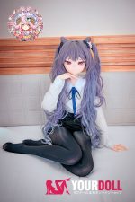 CroissantDoll(羊角社Doll) #B04 155cm 手描きメイク ビニール製のヘッド ホワイト肌 コスプレ系 魅惑 ラブドール - 画像 (8)